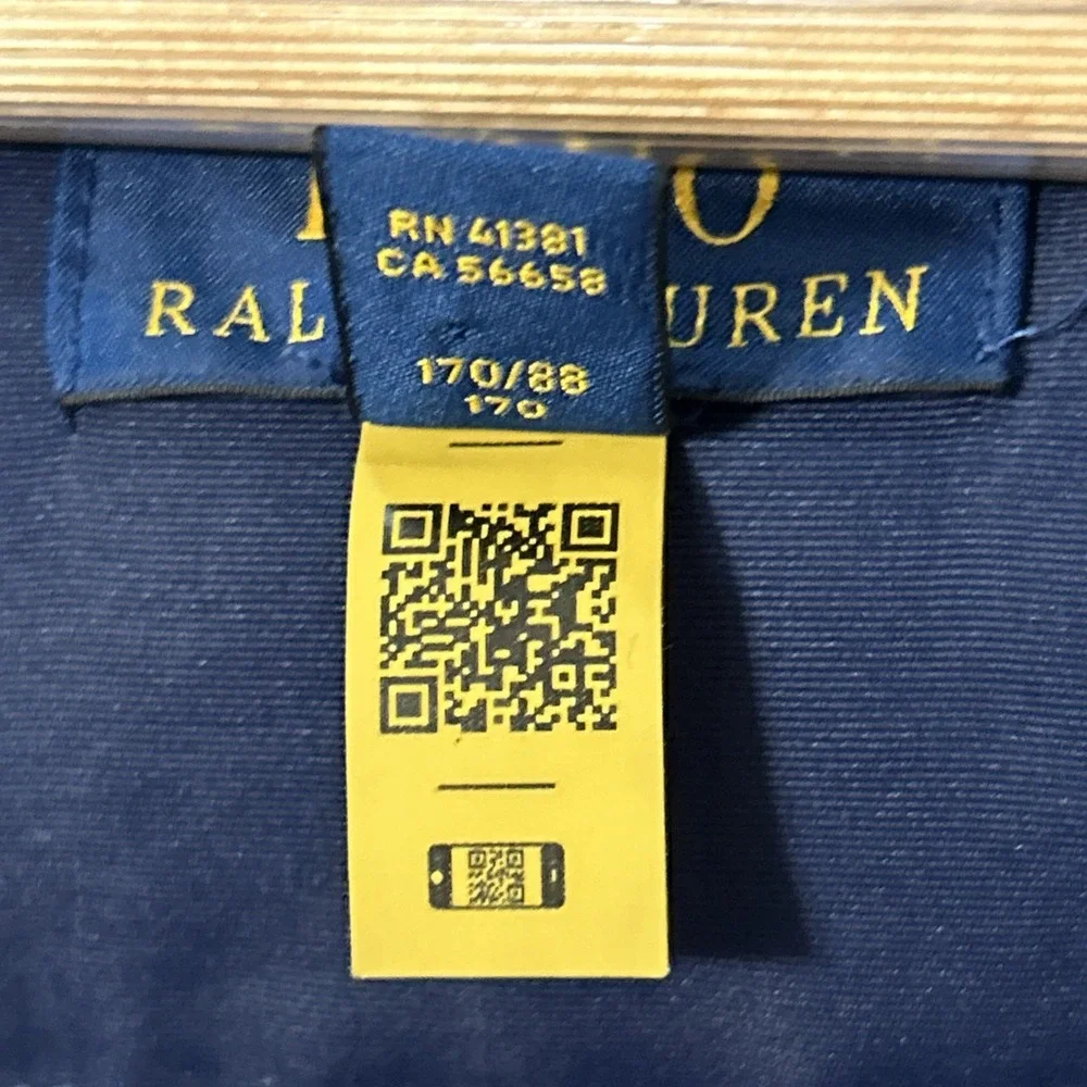Boys Ralph Lauren Polo Water Resistant‎ Down Parka Blue Sz XL 18-20